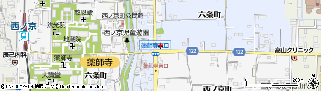奈良県奈良市六条町124周辺の地図