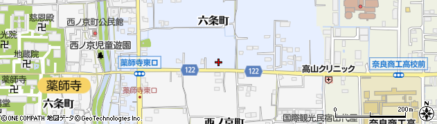 奈良県奈良市六条町151周辺の地図