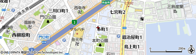 株式会社新居伝　神戸営業所周辺の地図