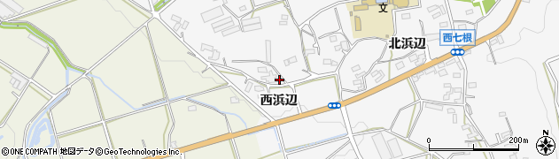 愛知県豊橋市西七根町（西浜辺）周辺の地図