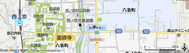 奈良県奈良市六条町286周辺の地図