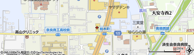 ドン・キホーテ奈良店周辺の地図