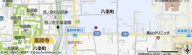 奈良県奈良市六条町139周辺の地図