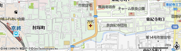 ｍａｎｄａｉ紀寺店周辺の地図