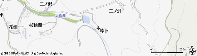 愛知県田原市仁崎町峠下周辺の地図