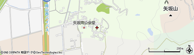 岡山県岡山市北区矢坂本町4周辺の地図