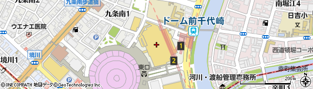 グリーンボックス　大阪ドームシティ店周辺の地図