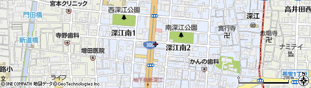 さくら薬局　大阪・深江南店周辺の地図