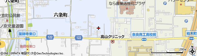 奈良県奈良市六条町178周辺の地図