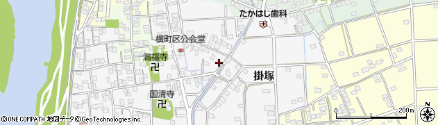 静岡県磐田市掛塚横町684周辺の地図