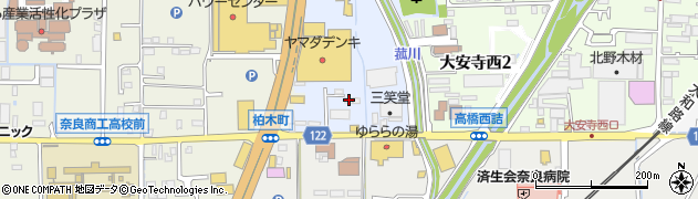 奈良県奈良市八条町周辺の地図