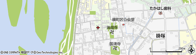 静岡県磐田市田町1195周辺の地図