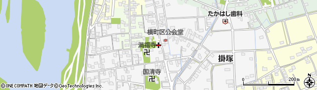 静岡県磐田市掛塚横町800周辺の地図