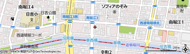 株式会社ＰＧＳホーム　南堀江支店周辺の地図