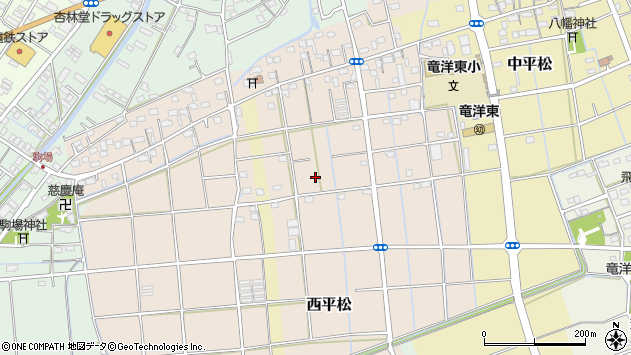 〒438-0217 静岡県磐田市西平松の地図