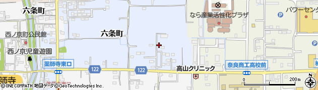 奈良県奈良市六条町171周辺の地図