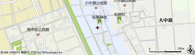 静岡県磐田市小中瀬137周辺の地図