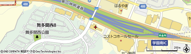 神戸マツダ垂水多聞店周辺の地図