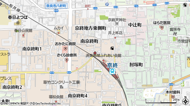 〒630-8141 奈良県奈良市南京終町の地図