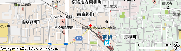 奈良県奈良市南京終町周辺の地図