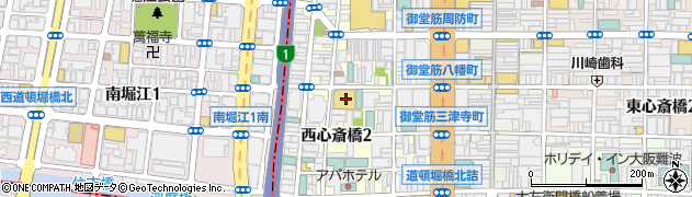 心斎橋サンボウル周辺の地図