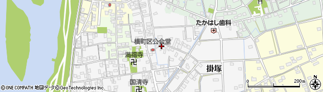 静岡県磐田市掛塚横町699周辺の地図