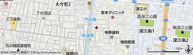 東成ケアタクシー周辺の地図
