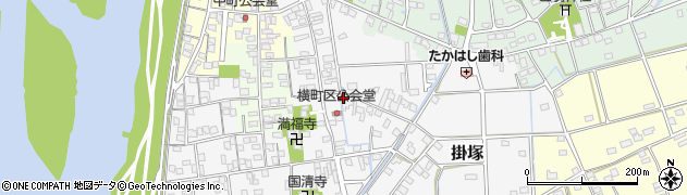 静岡県磐田市掛塚横町704周辺の地図
