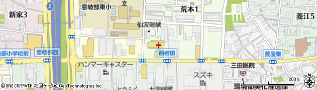 大阪日野自動車東大阪支店周辺の地図