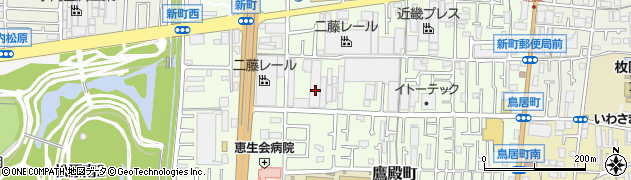 大阪府東大阪市新町14-6周辺の地図