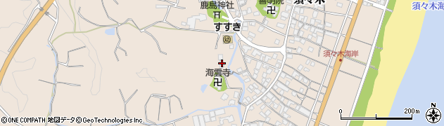 静岡県牧之原市須々木455-2周辺の地図