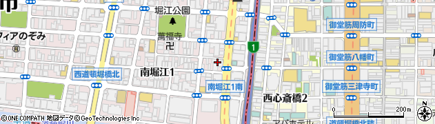 ＢＩＬＬＹ’Ｓ大阪周辺の地図