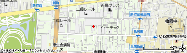 大阪府東大阪市新町13周辺の地図