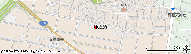 静岡県掛川市沖之須周辺の地図