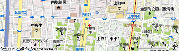大阪谷町郵便局 ＡＴＭ周辺の地図