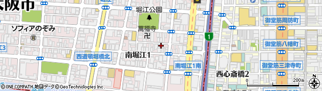 ウニコ大阪店周辺の地図