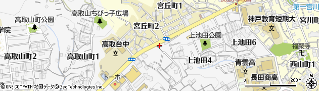 有限会社阪神住建周辺の地図