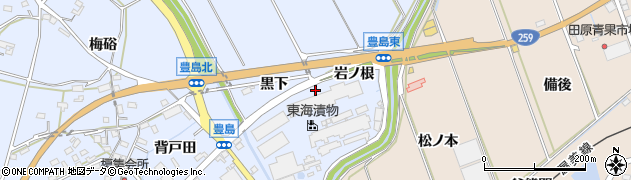 東海運輸株式会社　田原営業所周辺の地図