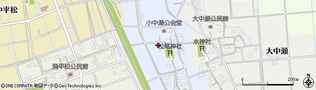 静岡県磐田市小中瀬399周辺の地図