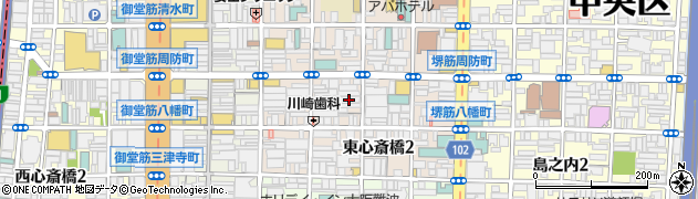 POOL SEPT プールセプト 心斎橋周辺の地図