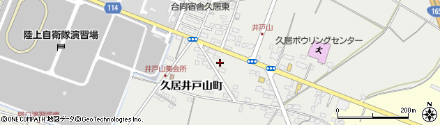 三重県津市久居井戸山町周辺の地図