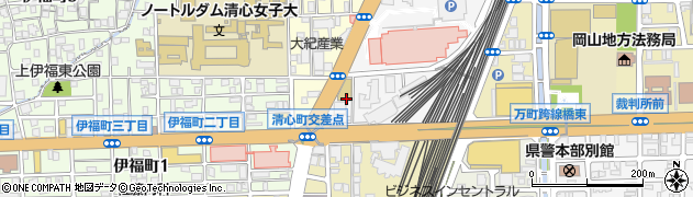 岡山県岡山市北区国体町1-11周辺の地図