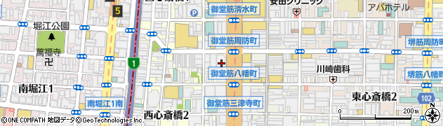 静岡銀行大阪支店 ＡＴＭ周辺の地図