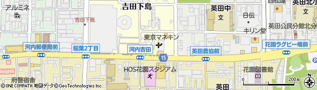 大阪府東大阪市吉田下島4周辺の地図