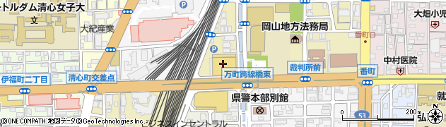 ホームセンターコーナン岡山駅北店周辺の地図