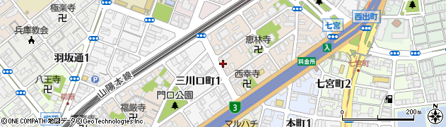 兵庫県神戸市兵庫区兵庫町2丁目周辺の地図