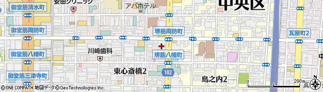 ゆのくに温泉旅館大阪案内所周辺の地図