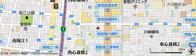 エイベックス・アーティストアカデミー大阪校周辺の地図