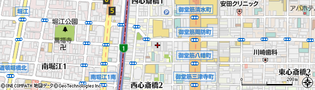 スタジオマックスアメ村店周辺の地図