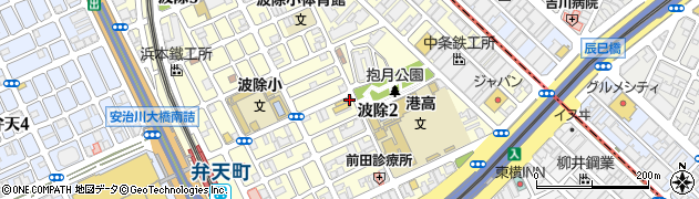 株式会社ニッコー　波除店周辺の地図